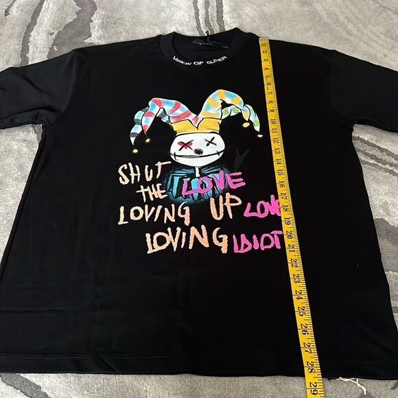 Vision Of Super Men’s Crew Neck Clown Jersey Short Sleeve T-shirt S - Picture 10 of 13